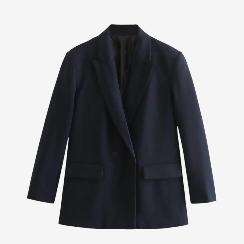 Mary - Stijlvolle Blazer met Lange Mouwen, Reverskraag en Frontzakken Velani