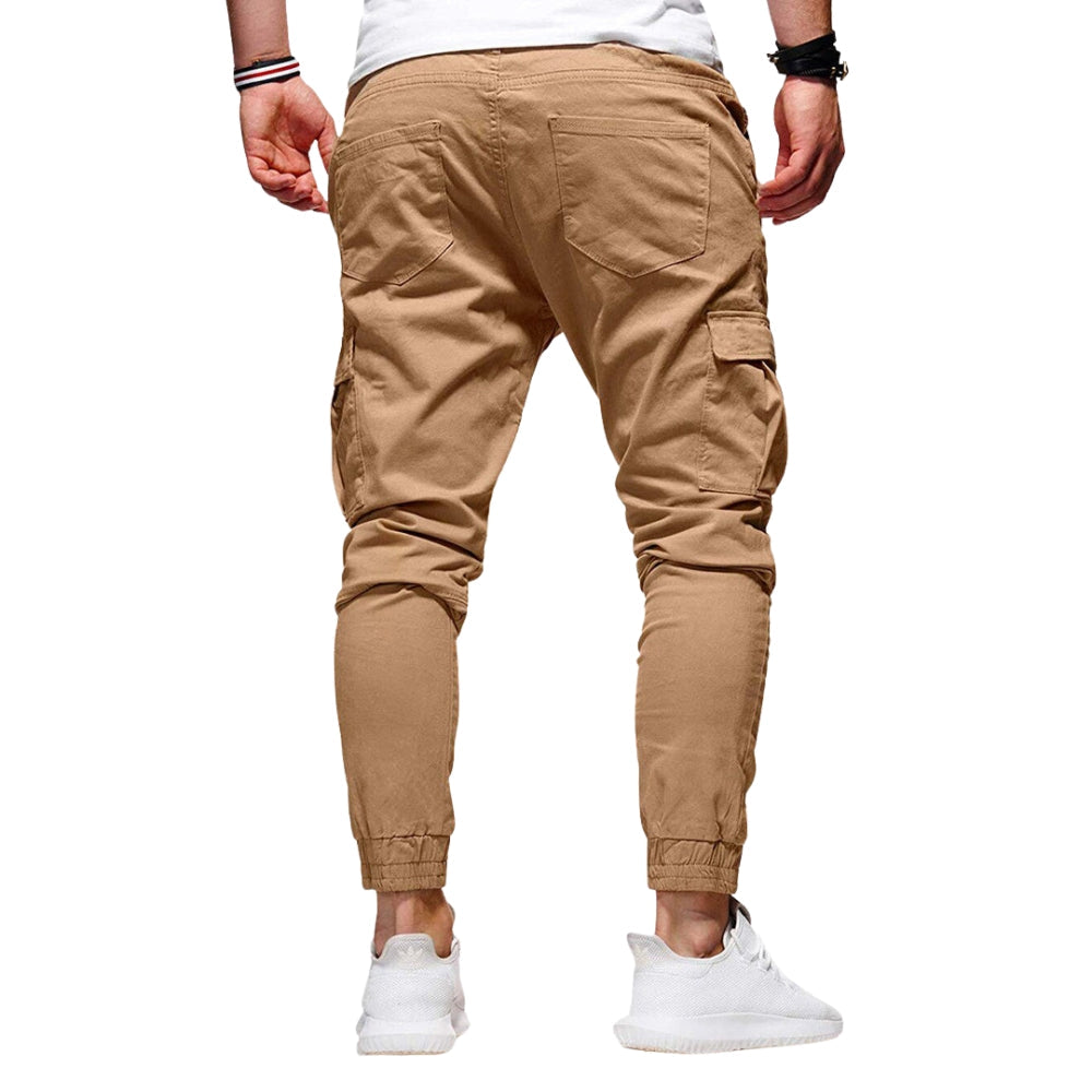 Noah – Cargo Broek met Rechte Pijpen en Meerdere Zakken Velani