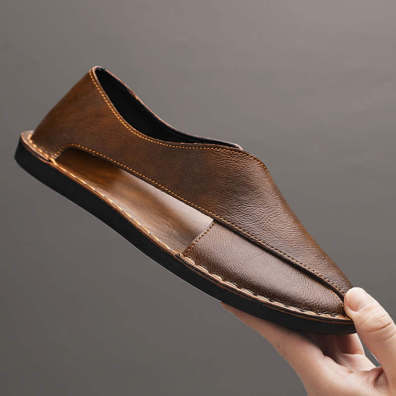 Aaron – Platte Slip-On Sandalen met Band Velani