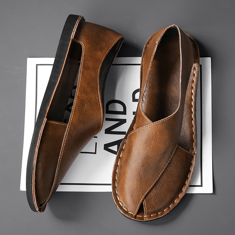 Aaron – Platte Slip-On Sandalen met Band Velani
