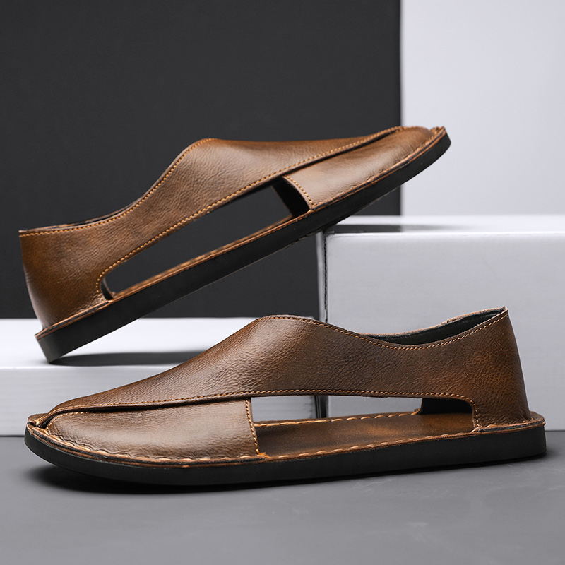 Aaron – Platte Slip-On Sandalen met Band Velani