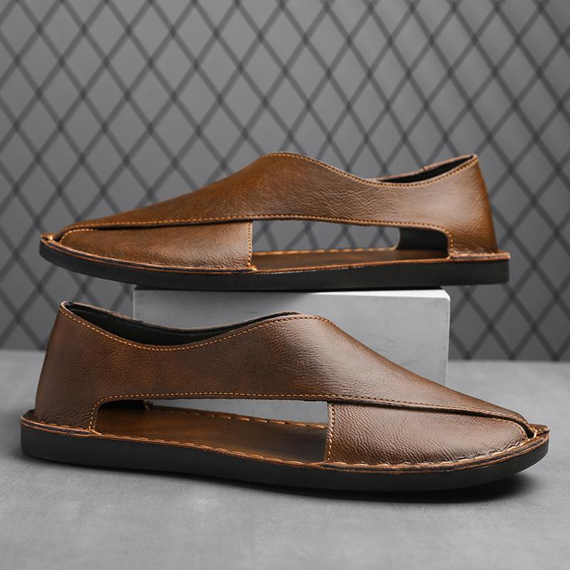 Aaron – Platte Slip-On Sandalen met Band Velani