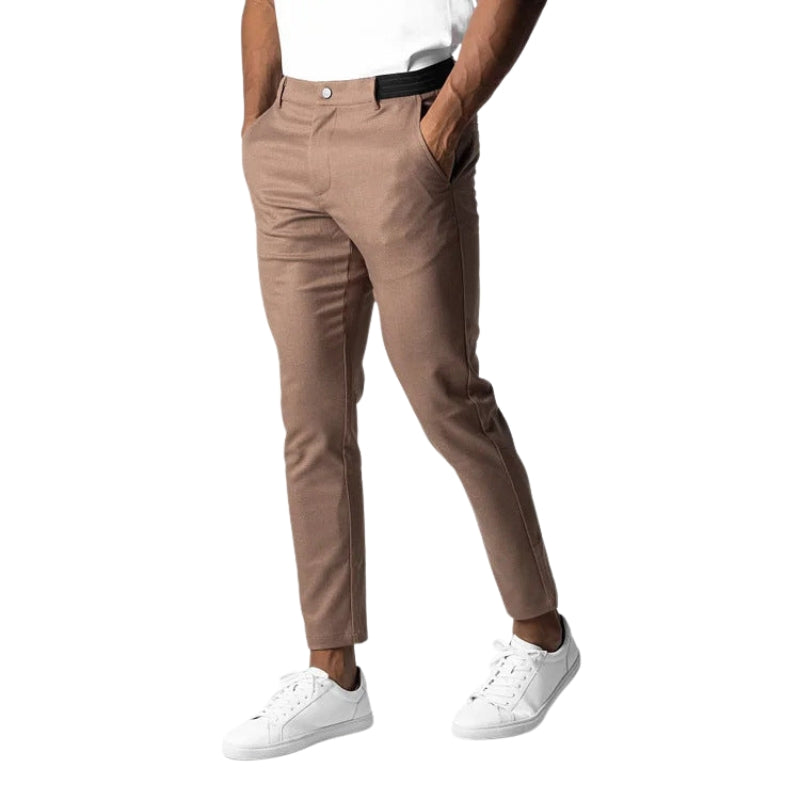 Silvan – Broek met Elastische Tailleband en Praktische Zakken Velani