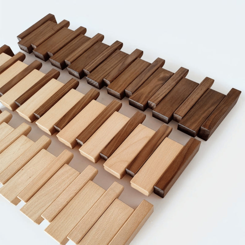 WoodTone – Kledingrek met Uittrekbare Haken voor Orde Velani