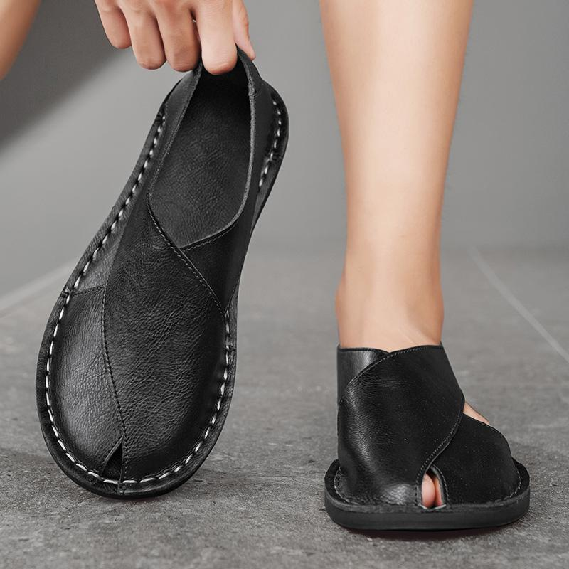 Aaron – Platte Slip-On Sandalen met Band Velani