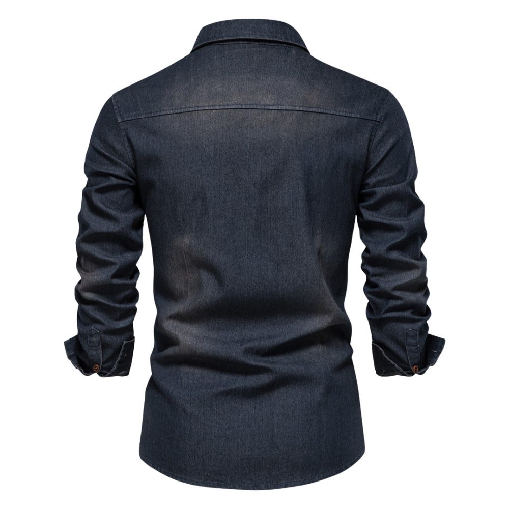 Talitha – Shirt met Lange Mouwen Pockets en Knopen Velani