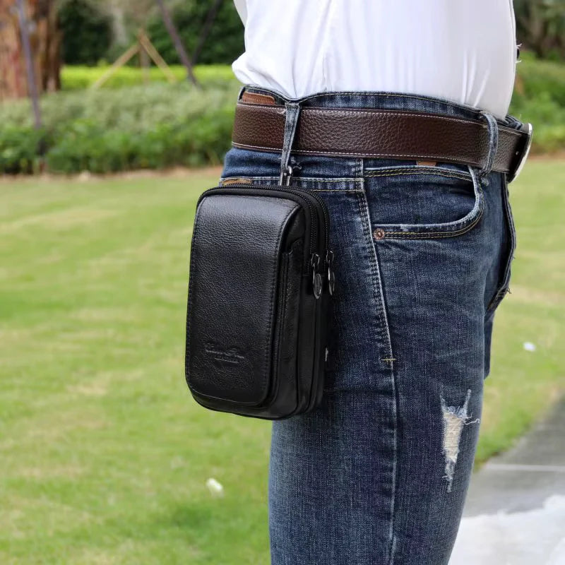 Lucas – Heuptasje met dubbele ritssluiting voor essentials Velani