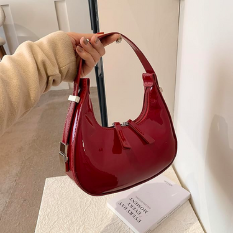 Angelique – Handtas met Ritssluiting en Schouderriem Velani