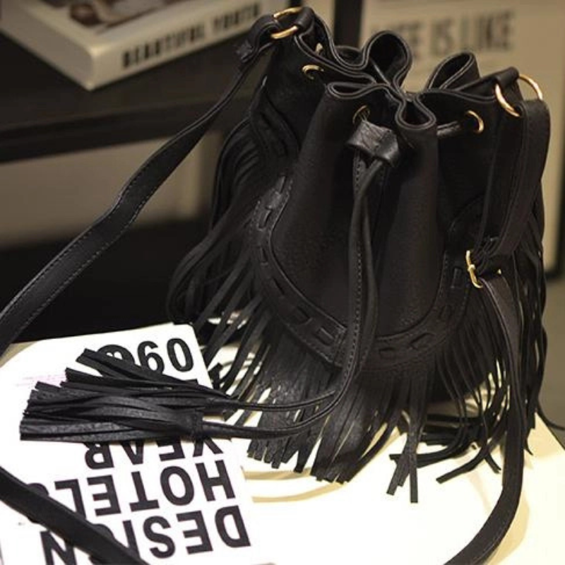 Lilah – Crossbody Bucket Bags met Verstelbare Band Velani