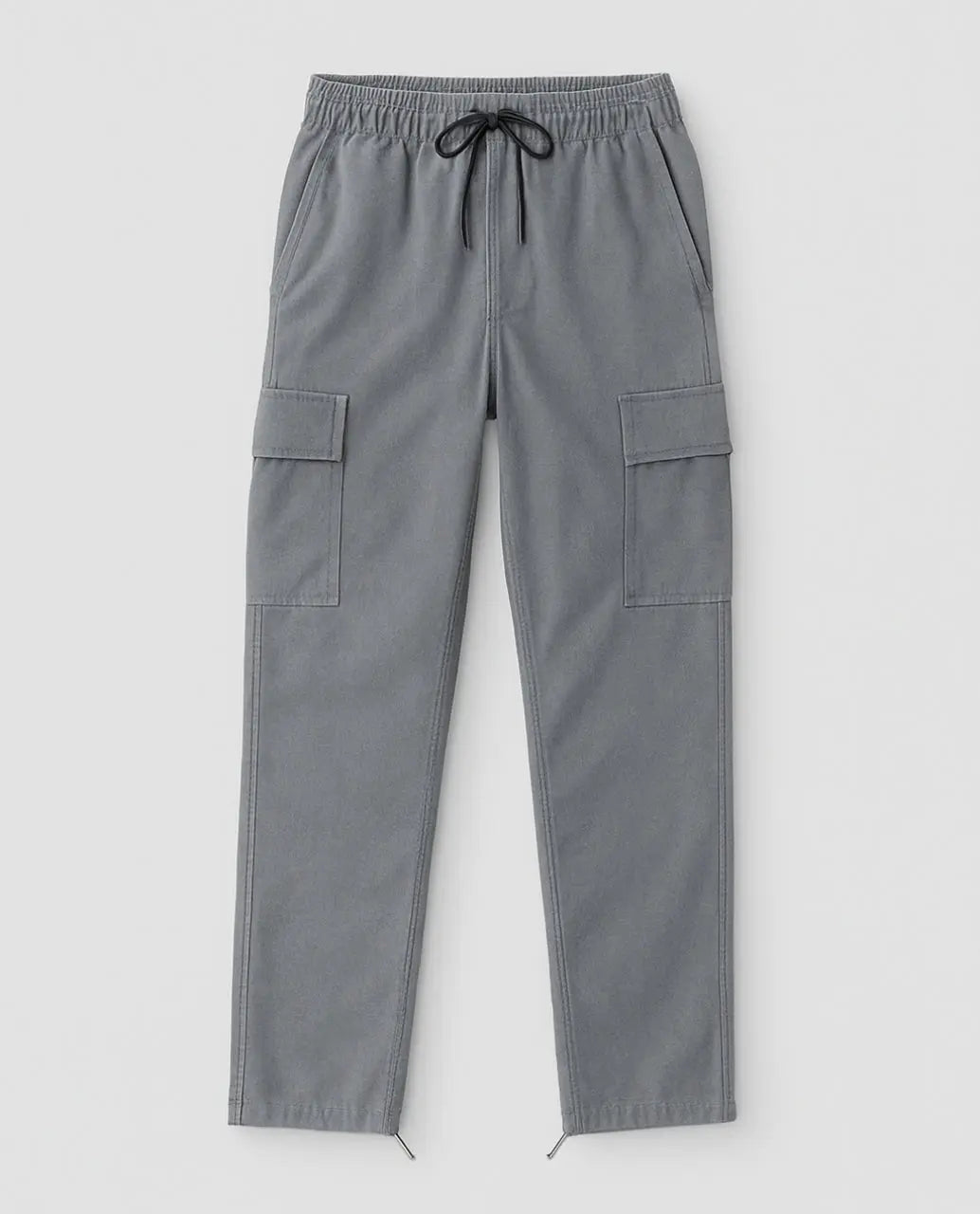 Katoenen Cargobroek Met Functionele Zakken-Pants-Velani-Grijs-S-Velani