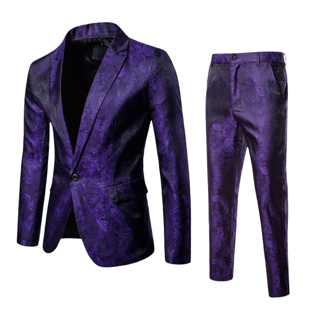 Jorren – Twee-Delige Set met Blazer en Slanke pasvorm Broek Velani