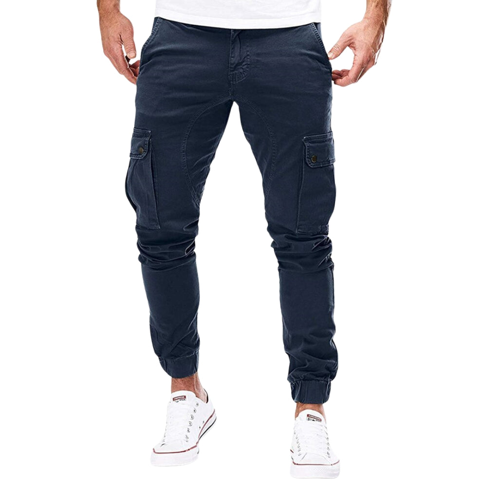 Noah – Cargo Broek met Rechte Pijpen en Meerdere Zakken Velani