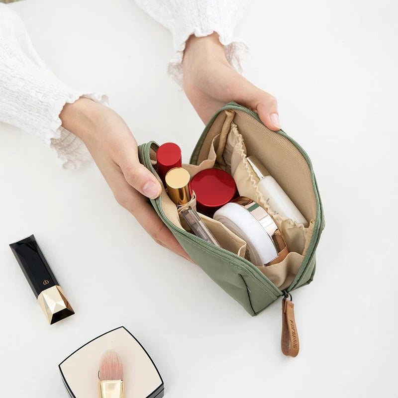 Gisela - Draagbare Make-up Tas met Dubbele Ritssluiting Velani