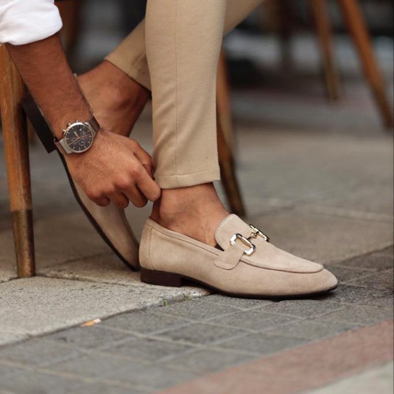 Wilhelm – Gespits Schoeisel met Metallic Detail Velani