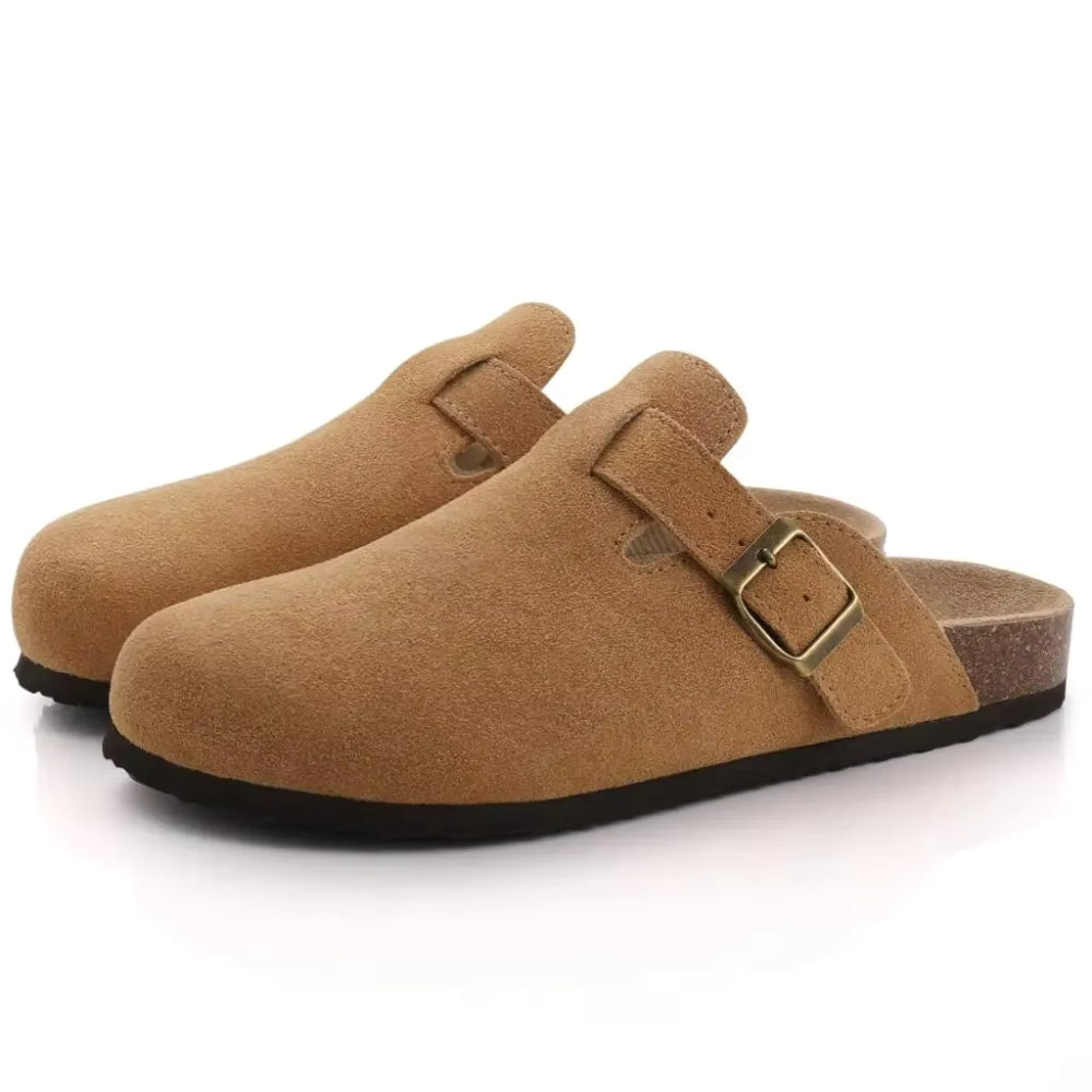 Oliver - Flat Schoenen met Open Achterkant en Verstelbare Gesp Velani