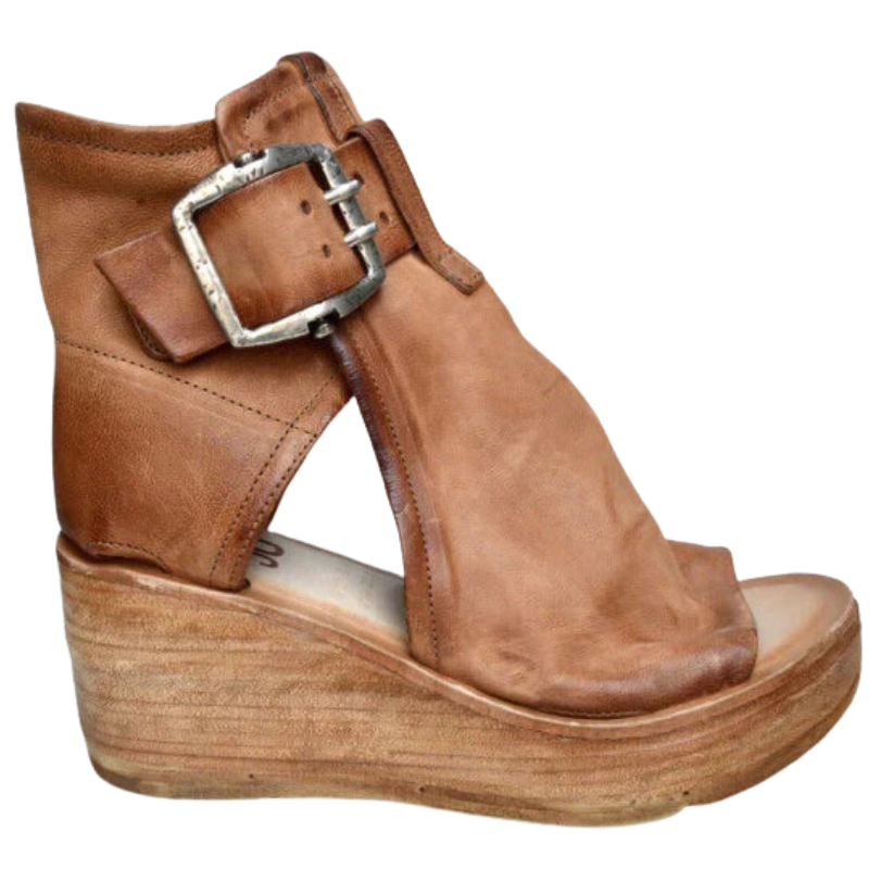 Eliana – Sandalen met Hoge Zool en Verstelbare Gesp Velani