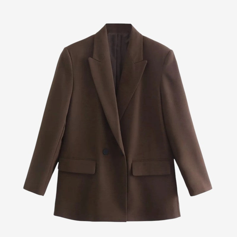 Mary - Stijlvolle Blazer met Lange Mouwen, Reverskraag en Frontzakken Velani