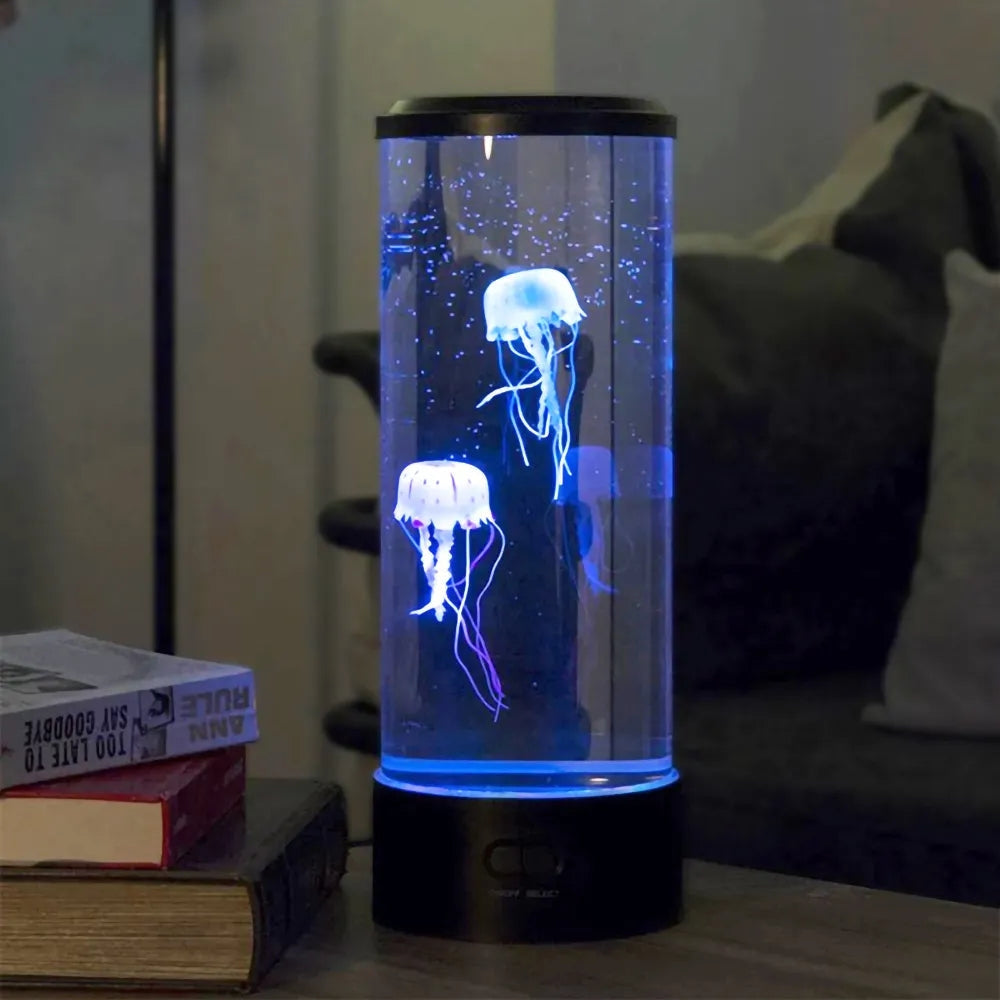 AquaGlow – LED-tafellamp met kleurveranderende kwallen USB aangedreven Velani