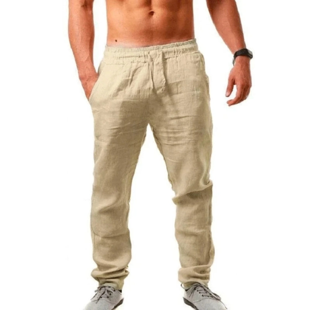 Lucas – Relaxed-Fit Broek met Trekkoord en Zakken Velani