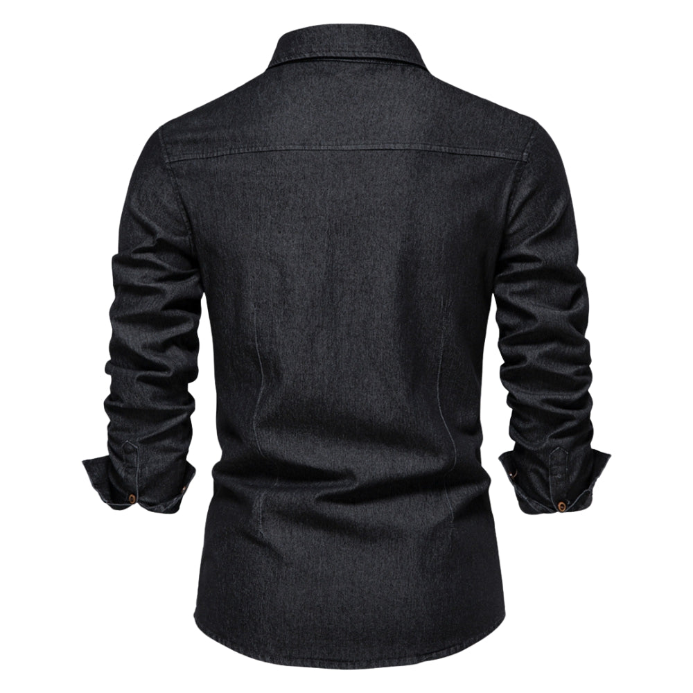 Talitha – Shirt met Lange Mouwen Pockets en Knopen Velani