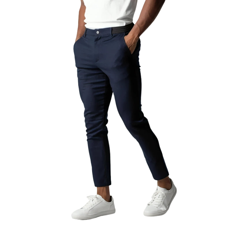 Silvan – Broek met Elastische Tailleband en Praktische Zakken Velani