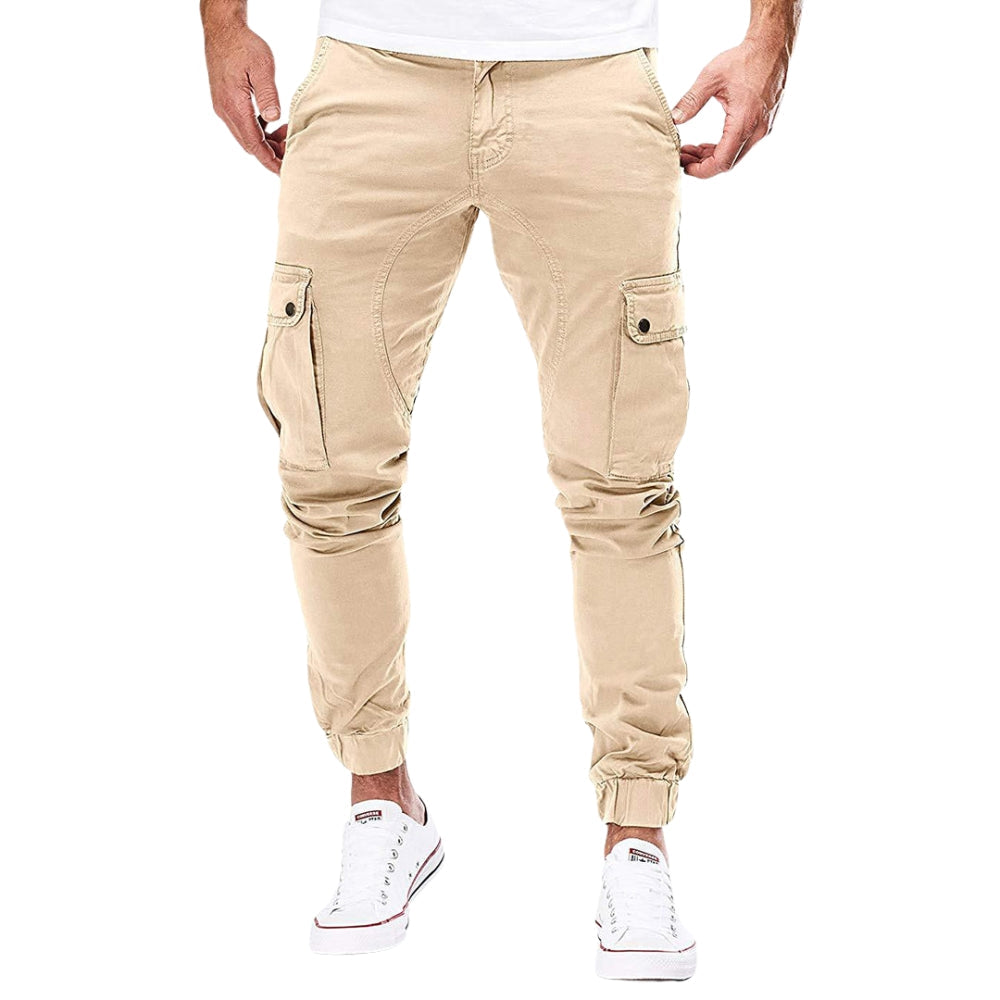 Noah – Cargo Broek met Rechte Pijpen en Meerdere Zakken Velani