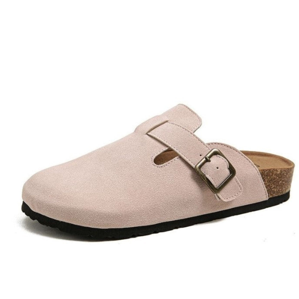 Oliver - Flat Schoenen met Open Achterkant en Verstelbare Gesp Velani