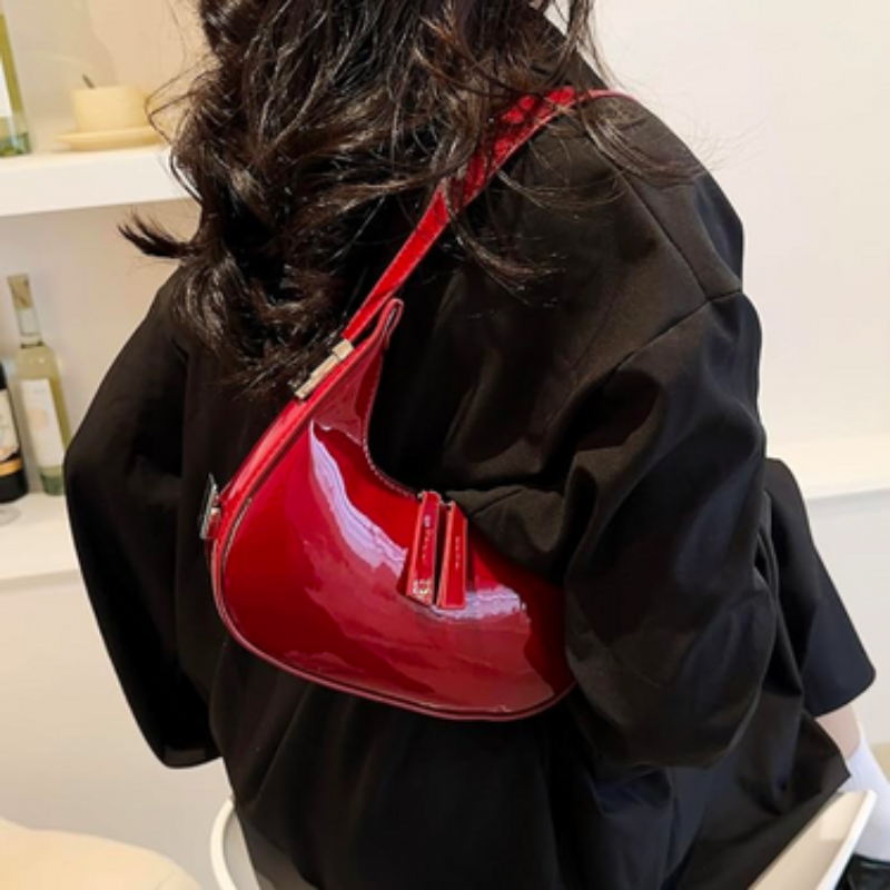 Angelique – Handtas met Ritssluiting en Schouderriem Velani