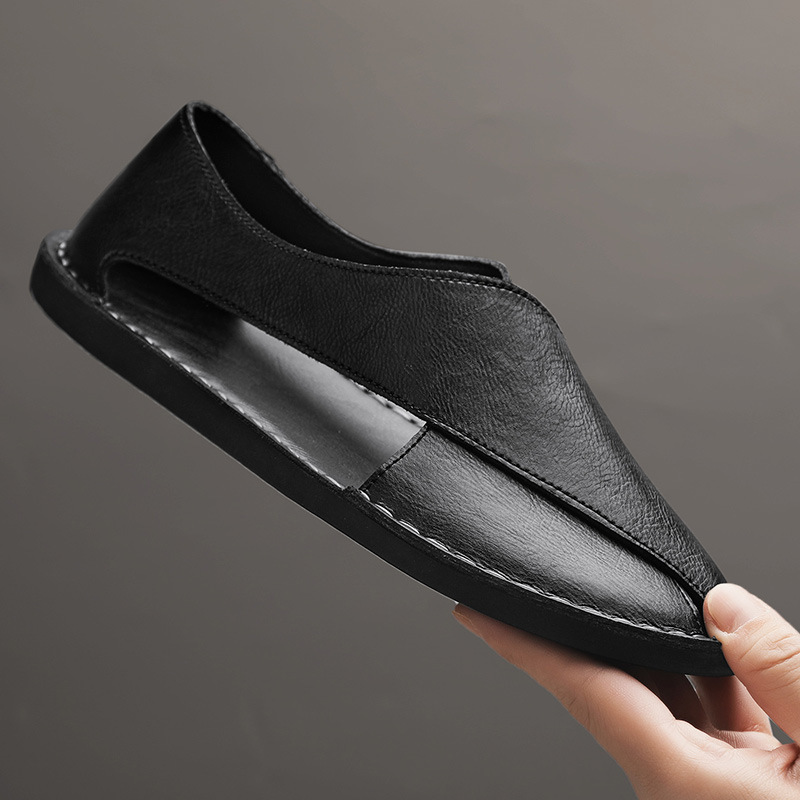 Aaron – Platte Slip-On Sandalen met Band Velani