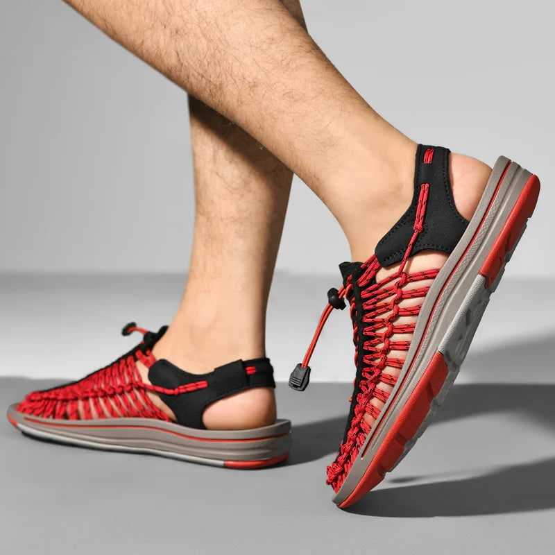 Werner – Schoenen met Geweven Design en Verstelbare Enkelband Velani
