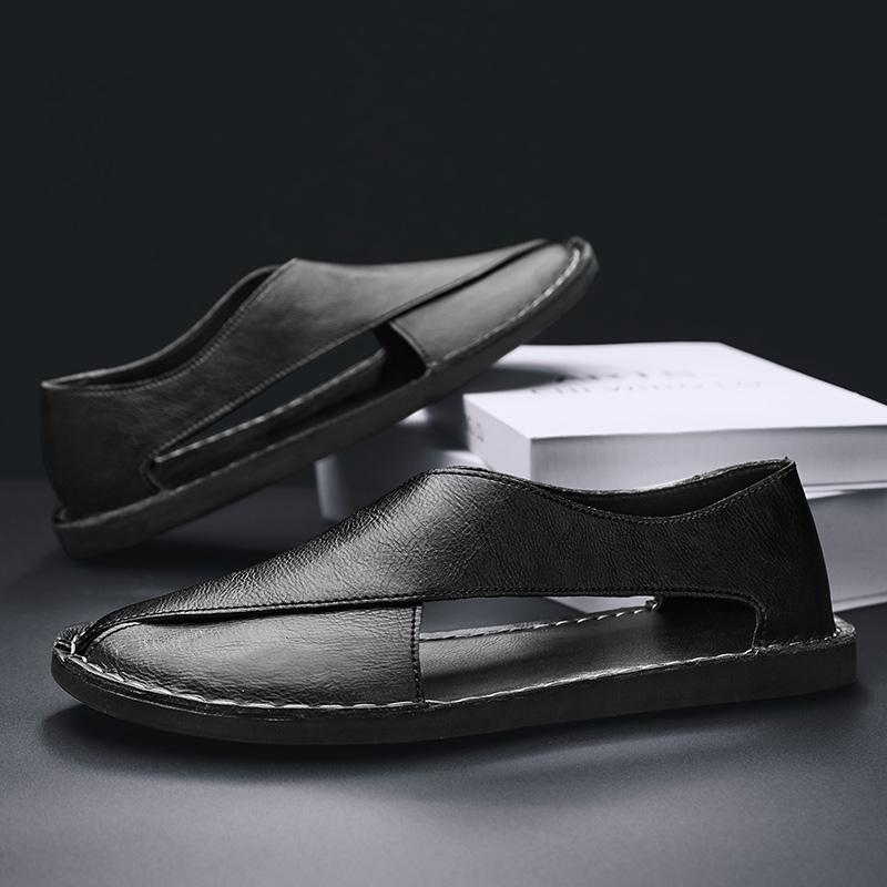 Aaron – Platte Slip-On Sandalen met Band Velani