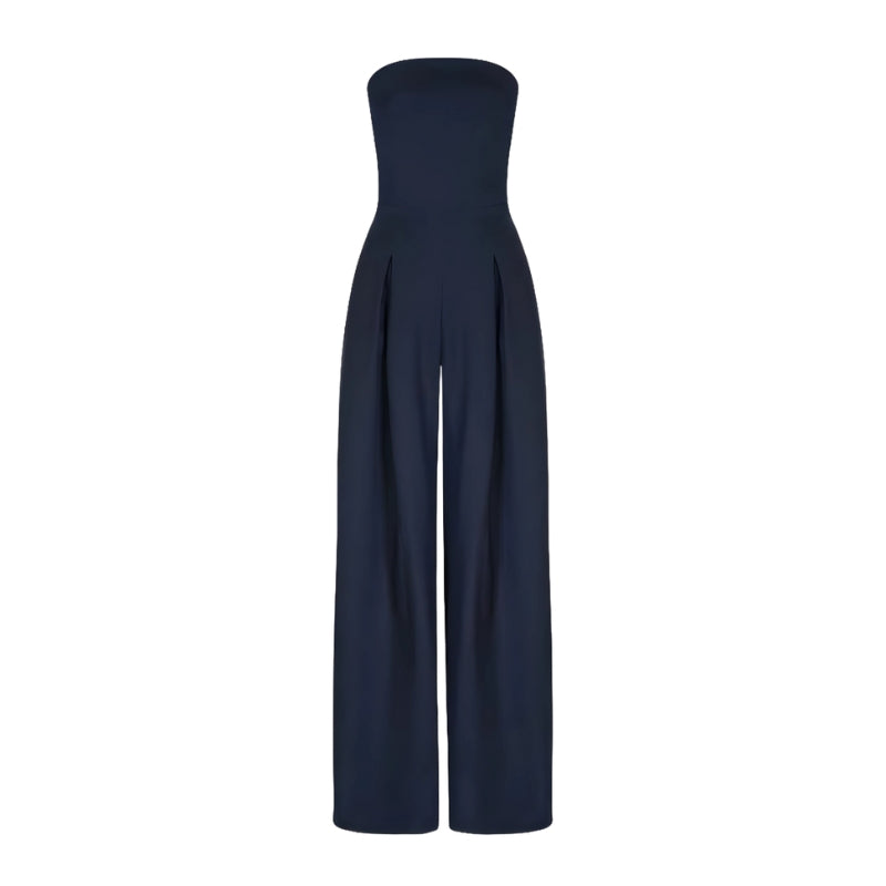 Monika – Jumpsuit met Wijde Pijpen en Handige Zakken Velani