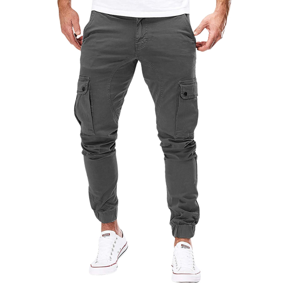 Noah – Cargo Broek met Rechte Pijpen en Meerdere Zakken Velani
