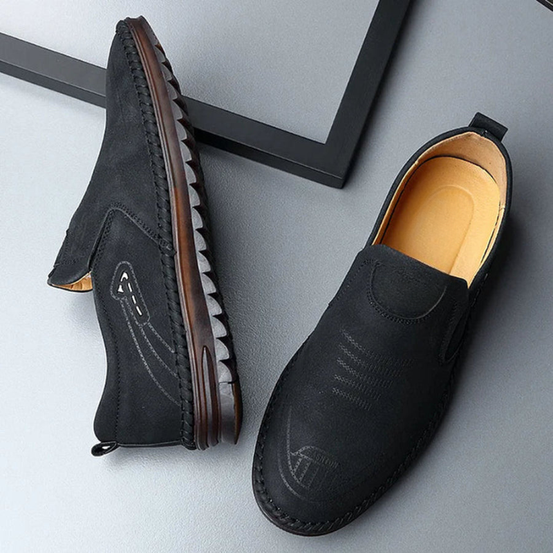 Justin – Veterschoenen met ronde neus en antislipzool Velani