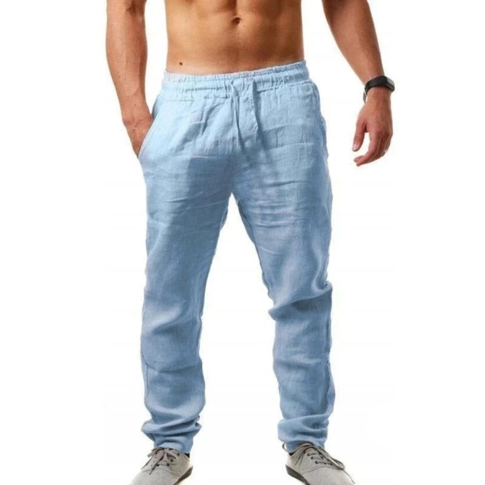 Lucas – Relaxed-Fit Broek met Trekkoord en Zakken Velani