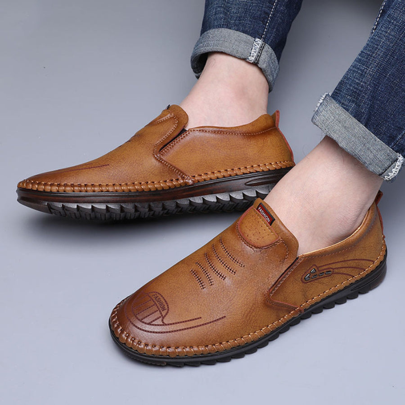 Justin – Veterschoenen met ronde neus en antislipzool Velani