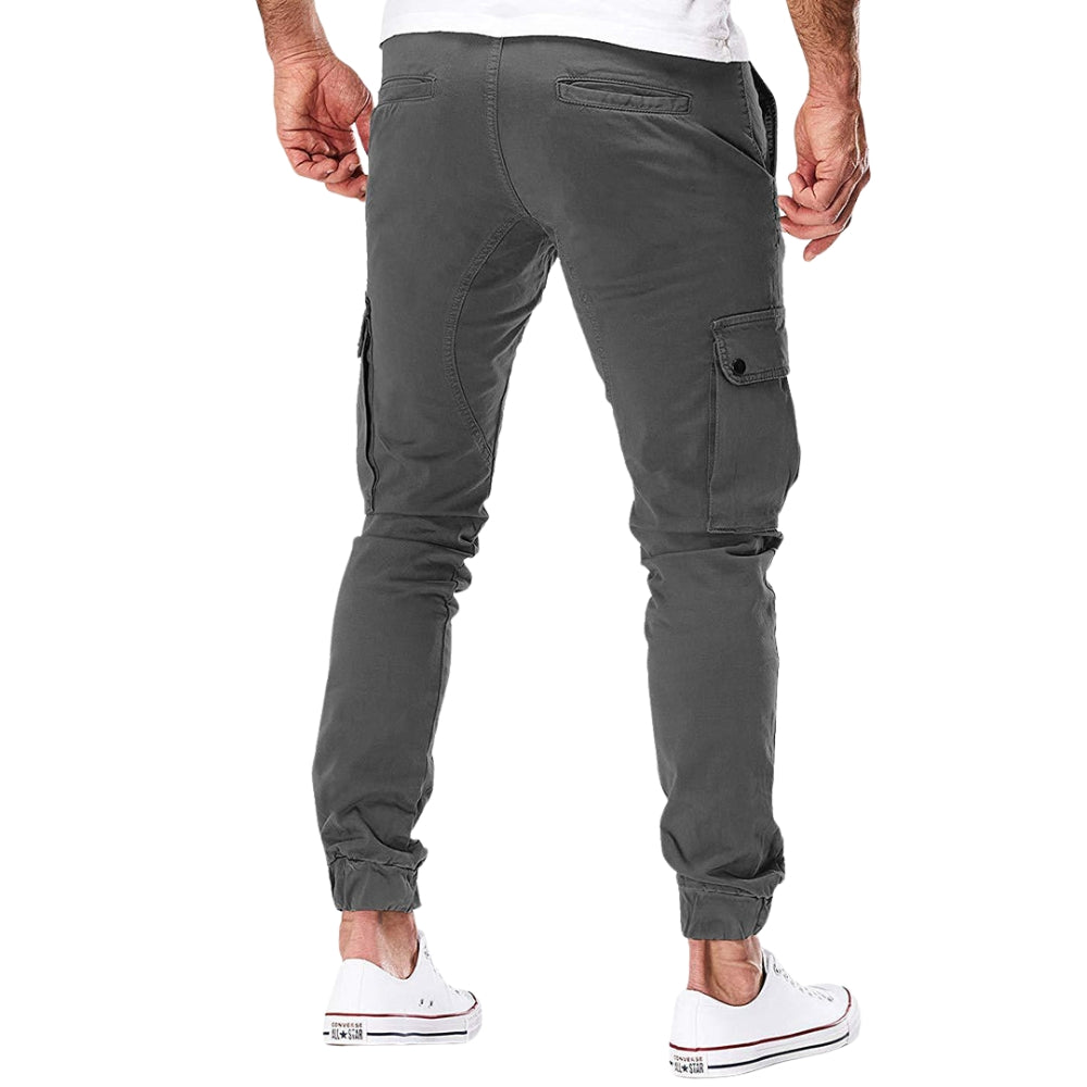 Noah – Cargo Broek met Rechte Pijpen en Meerdere Zakken Velani