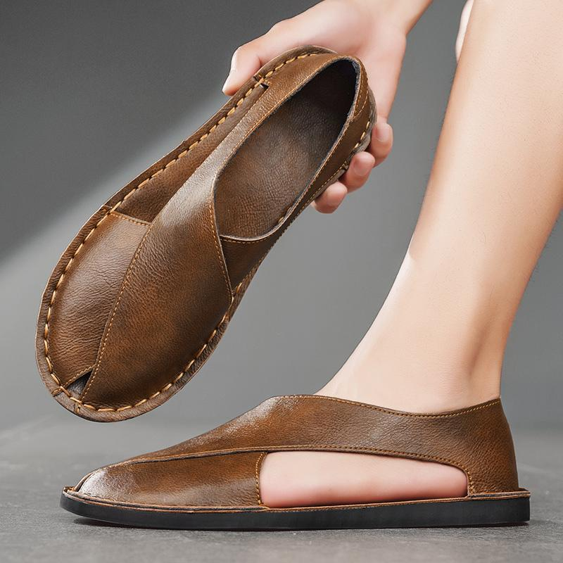 Aaron – Platte Slip-On Sandalen met Band Velani