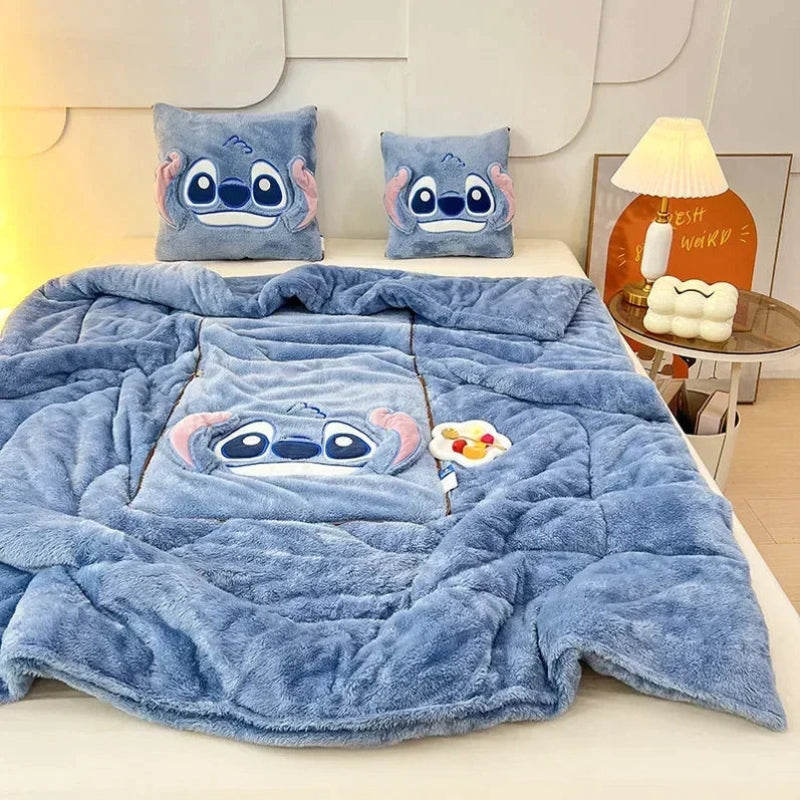CozyNest – Dekbedovertrek en Kussen Set met Speels Ontwerp Velani