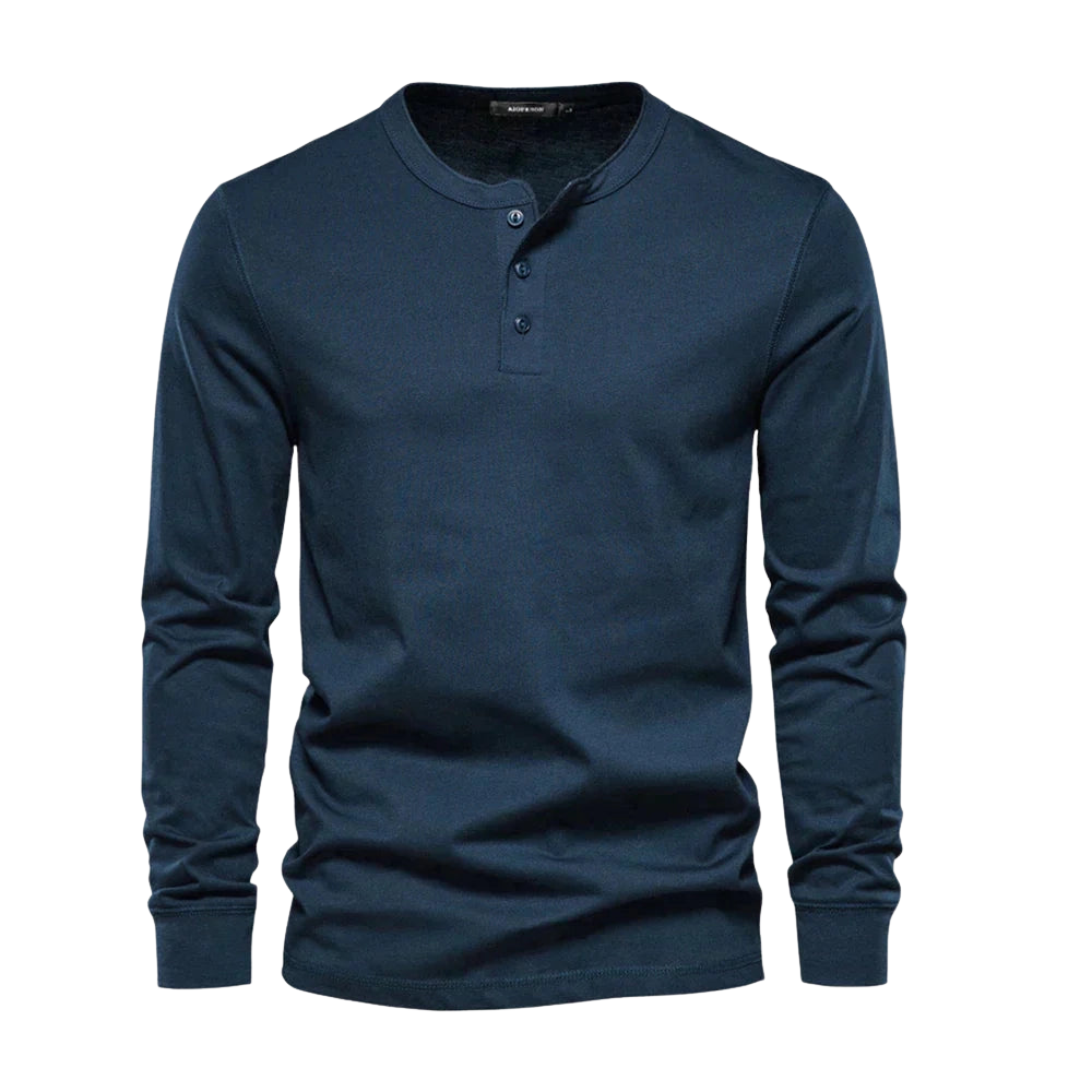 Elias – Slim Fit Overhemd met Lange Mouwen en Knoopsluiting Velani