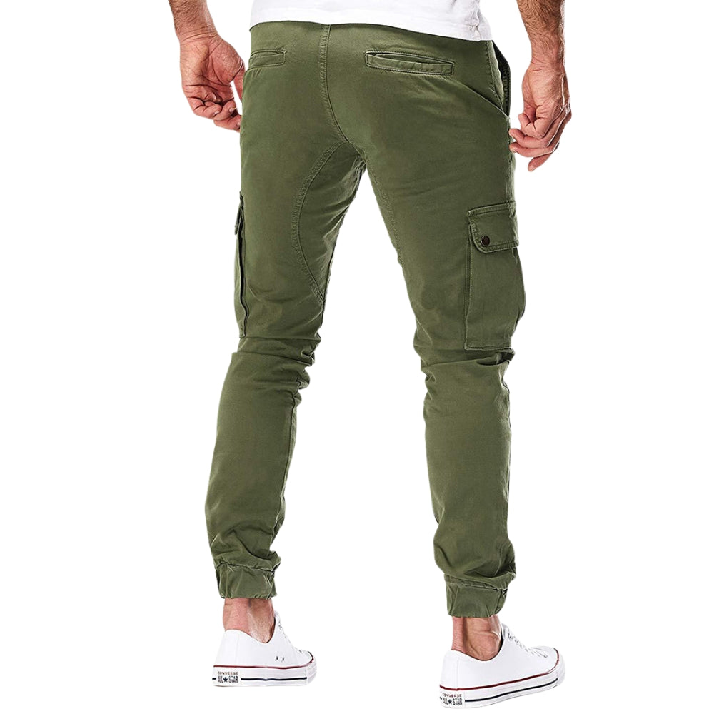 Noah – Cargo Broek met Rechte Pijpen en Meerdere Zakken Velani