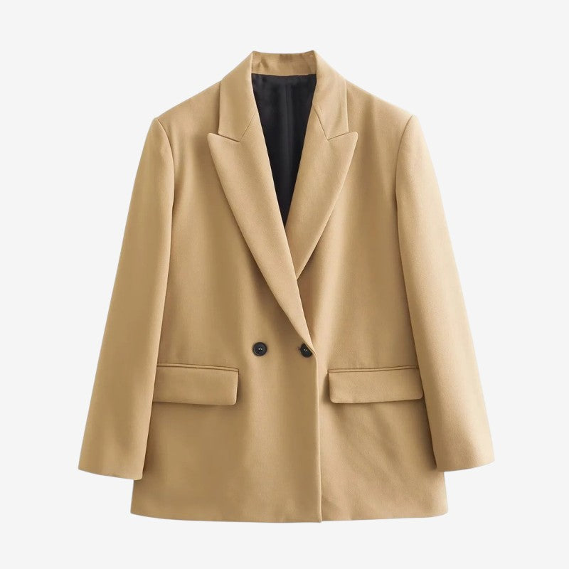 Mary - Stijlvolle Blazer met Lange Mouwen, Reverskraag en Frontzakken Velani