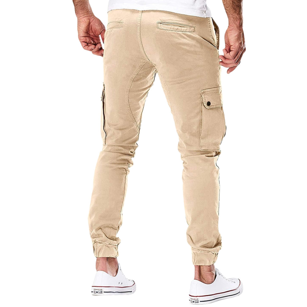 Noah – Cargo Broek met Rechte Pijpen en Meerdere Zakken Velani