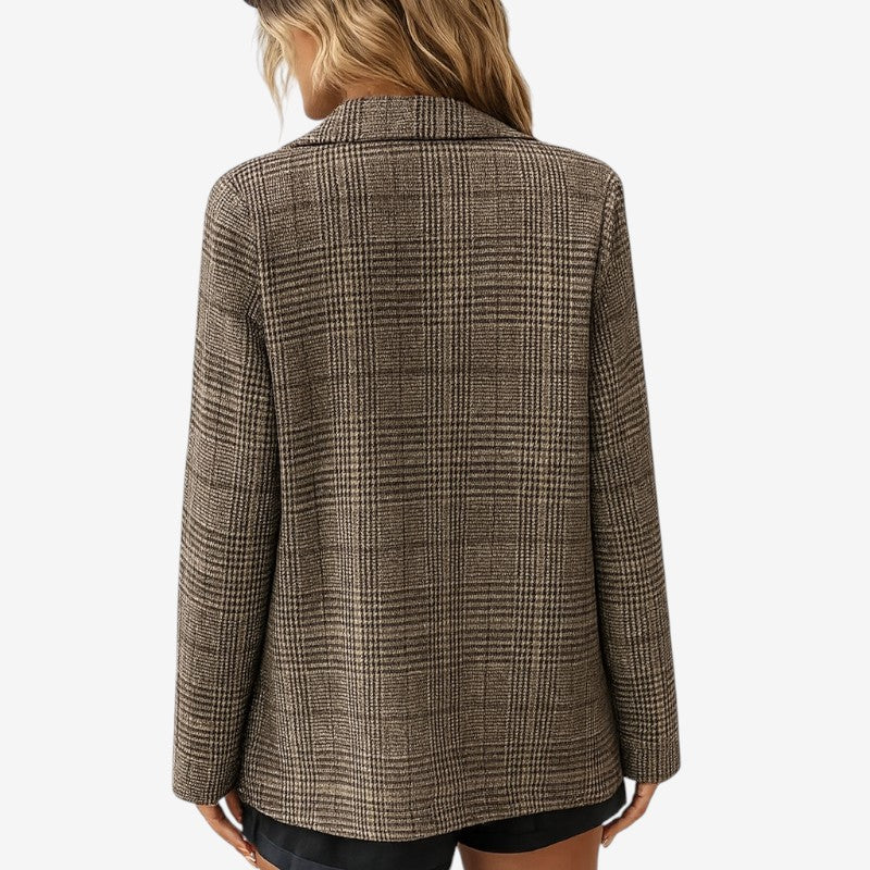Victoria – Blazer met Lange Mouwen, Elleboogstukken en Zakken Velani