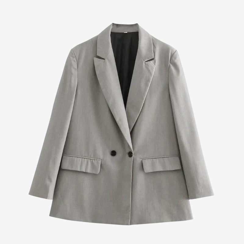 Mary - Stijlvolle Blazer met Lange Mouwen, Reverskraag en Frontzakken Velani