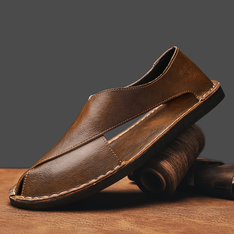 Aaron – Platte Slip-On Sandalen met Band Velani