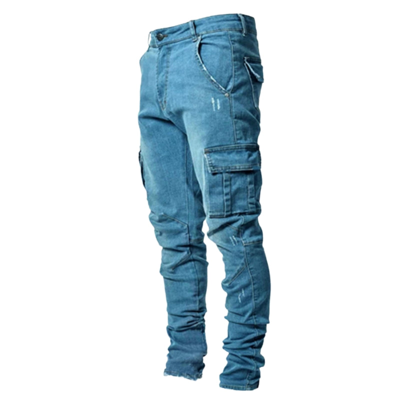 Floris - Meerdere zakken Broek met Wijde Pijpen Velani