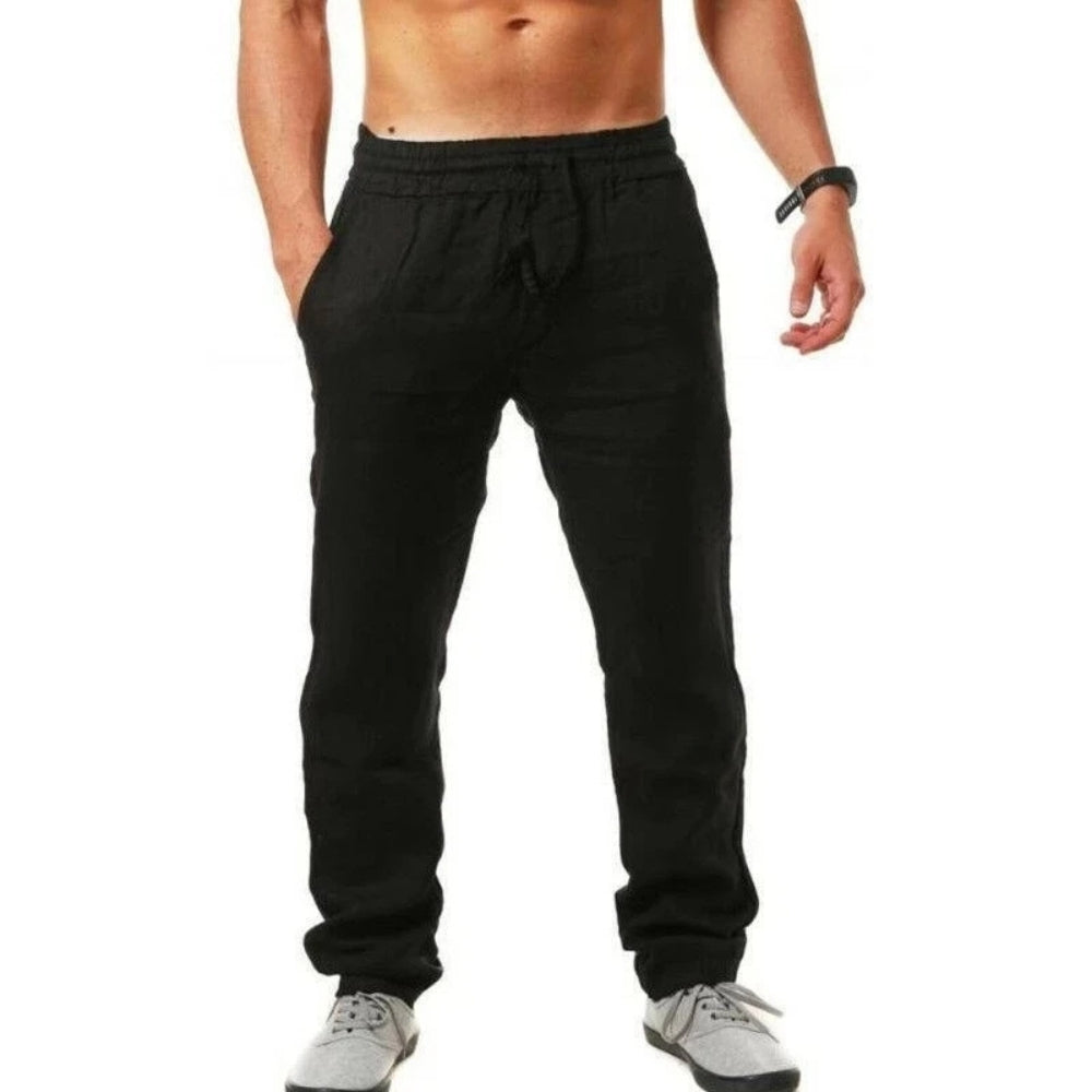 Lucas – Relaxed-Fit Broek met Trekkoord en Zakken Velani