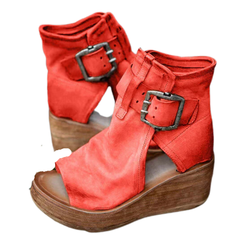 Eliana – Sandalen met Hoge Zool en Verstelbare Gesp Velani