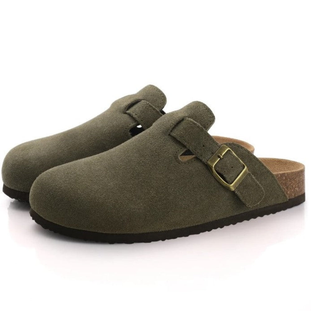 Oliver - Flat Schoenen met Open Achterkant en Verstelbare Gesp Velani